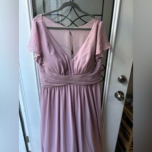 Kennedy Blue Size 18 Maternity Bridesmaid Dress In “Desert Rose”